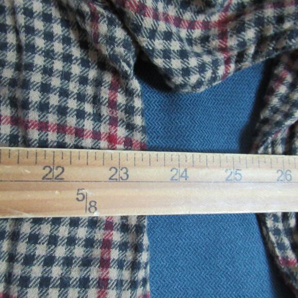 Vintage Chaps Ralph Lauren Shirt Mens Large Plaid Flannel Long Sleeve Cabin 90s - Picture 5 of 7